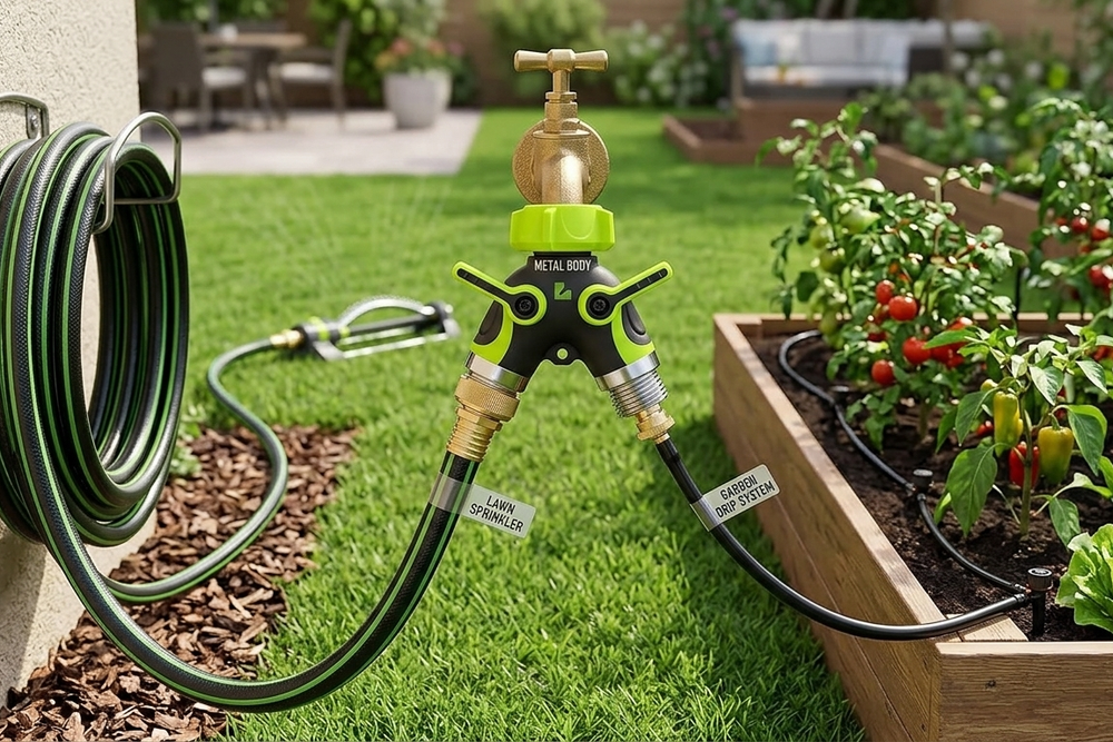 How to Turn One Outdoor Tap Into a Complete Garden Watering System