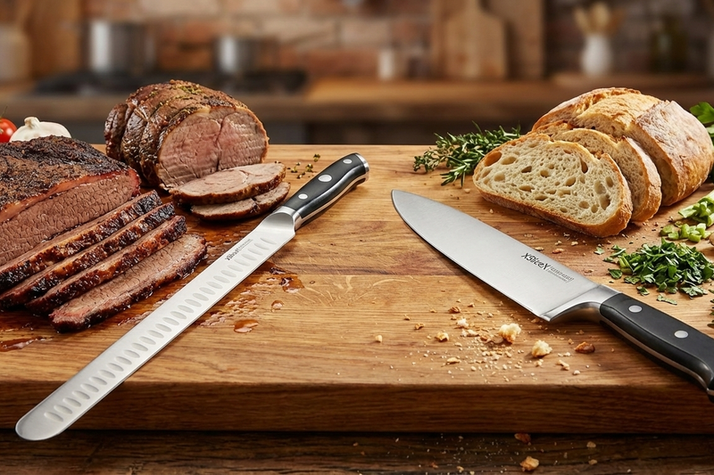 Slicing Knife vs Chef Knife: Which One Delivers Cleaner Cuts for Meat, Bread, and More?