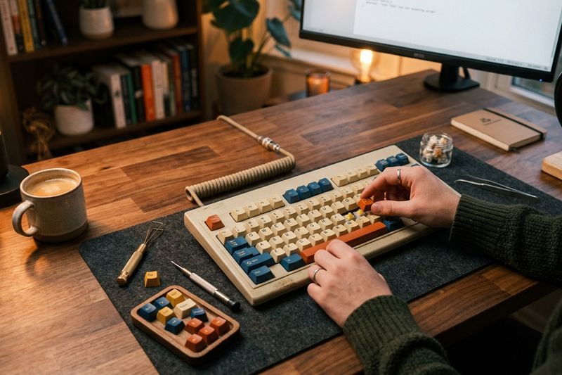 How People Are Personalizing Old Mechanical Keyboards Without Expensive Equipment or Workshops