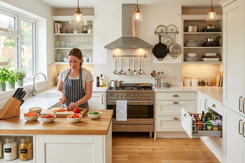 How Smart Kitchen Layouts Improve Cooking Efficiency and Reduce Daily Stress