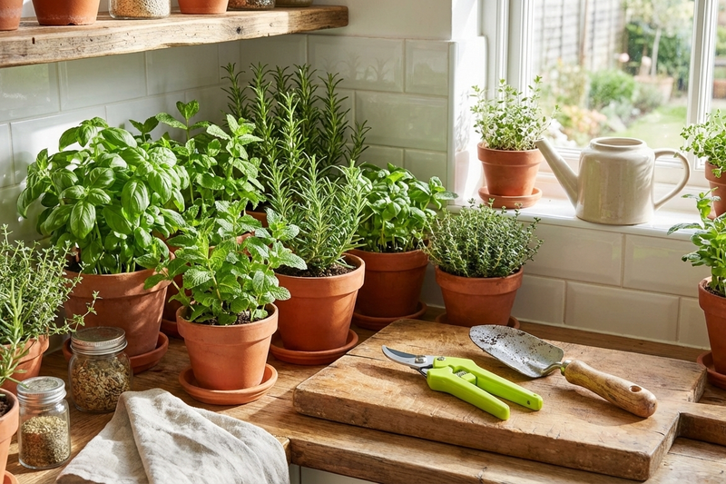 DIY Herb Corner: Create a Fresh, Fragrant Garden Space with Just Basic Tools