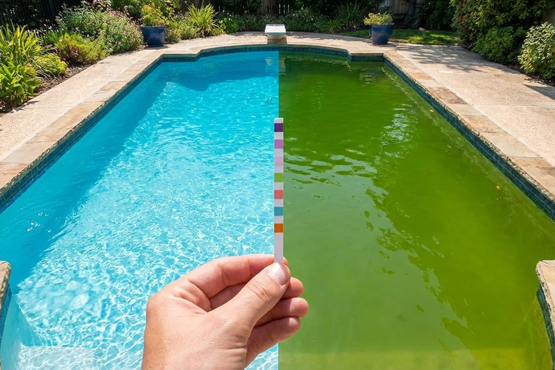 From Green to Crystal Clear: A Step-by-Step Pool Recovery Plan Using Test Strips