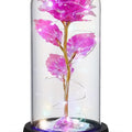 Galaxy Roses - Eternal Glass Rose with LED Lights & Timer
