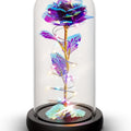 Galaxy Roses - Eternal Glass Rose with LED Lights & Timer