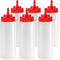 Norcalway 16 oz Condiment Squeeze Bottles